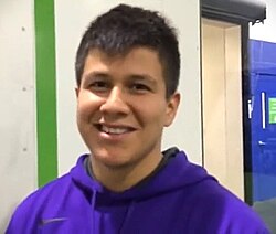 Iroquois lacrosse player Jerome Thompson