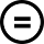 Creative Commons Non-derivative icon